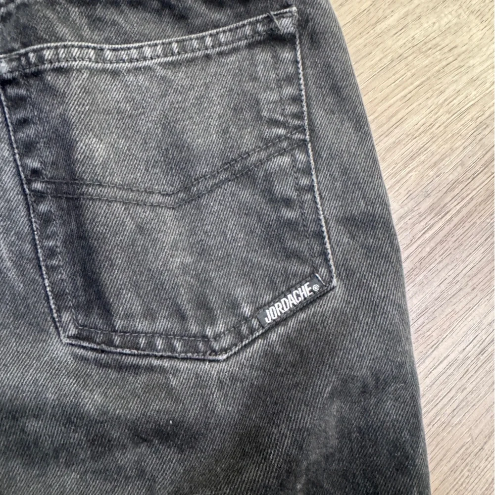 Jordache Vintage Basic Black Denim Jeans - Size 3/4 - Picture 11 of 12